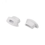 Заглушка ARH-BENT-W11 с отверстием (ARL, Пластик) 023613 Arlight