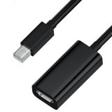 Адаптер-переходник Mini DisplayPort 20M на HDMI 19F, черный 1000621512 Greenconnect