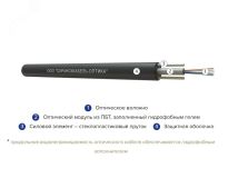 Кабель волоконно-оптический ОКГ-16(G.652.D)-ТП 0.5кН 00-00010730 СарансккабельОптика