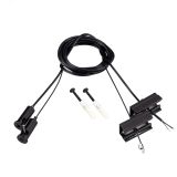 Подвес токопроводящий SL-LINE-25100 2x2m Set BLACK (Arlight, провод 2x0.5) 045799 Arlight