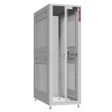 Шкаф серверный 42U 600х1200 передняя дверь: двустворчатая перфорированная IP20. задняя дверь: двустворчатая глухой металл IP51. боковые панели: перфорированные. цвет: серый RAL7035  NS 6242.7452 SYSMATRIX