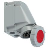 Розетка настенная 63А/400V/3P+N+E/IP67 00-00002094 PCE