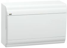 Бокс ЩРН-П-12 модулей навесной пластик IP41 PRIME белая дверь MKP82-N-12-WD-41-10 IEK