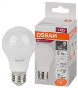 Лампа светодиодная LED 7 Вт E27 4000К 560Лм груша 220 В (замена 60Вт) OSRAM 4058075578760 LEDVANCE