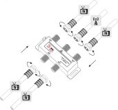 Делитель ТВ Simple DS-F-03 4 ответвления под F разъём 5-1000 МГц Б0048322 ЭРА