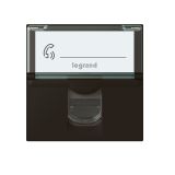 Розетка RJ 45 Mosaic категория 6a - STP - 2 модуля - матовая черная 079176L Legrand