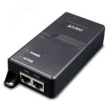 Инжектор PoE 1хRJ45, 1 Гб/с, 802.3bt 60 Вт, 100-240В AC, 50/60 Гц 1000467404 PLANET