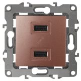 Устройство зарядное USB, 5В-2100мА, Эра12, медь, 12-4110-14 Б0027499 ЭРА