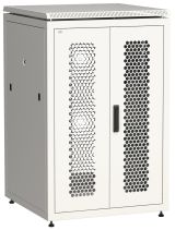 Шкаф сетевой 19' LINEA N 24U 800х800мм двустворчатая перфорированная дверь задняя перфорированная серый LN35-24U88-2PP ITK