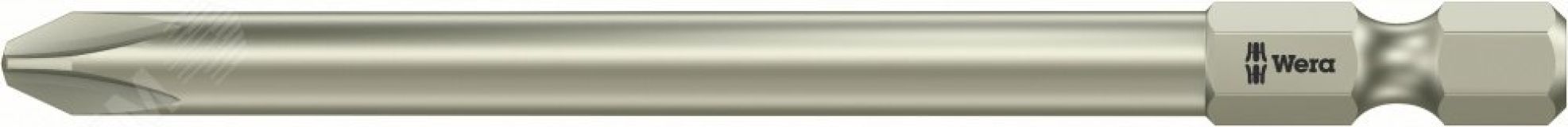 Бита 3851/4 TS PH нержавеющая сталь хвостовик 1/4 E 6.3 PH 2 x 89 мм WE-071082 Wera