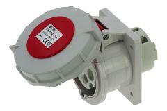 Розетка встраиваемая 32A/400V/3P+E/IP67, фланец 75x85 00-00032490 INPIN