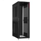 Шкаф серверный 45U 600х1070 передняя дверь: одностворчатая перфорированная IP20. задняя дверь: одностворчатая глухой металл IP51. боковые панели: перфорированные. цвет: черный RAL9005  NS 6145.9322 SYSMATRIX