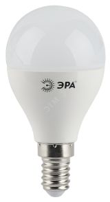 Лампа светодиодная LEDP45-9W-827-E14(диод,шар,9Вт,тепл,E14) Б0029041 ЭРА