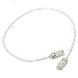 Патч-корд TERACOM Cat.5E (1Гбит/с) неэкранированный UTP оболочка PVC серый (0.5м) TRC-5EUTP-PVC-05M-GY EKF