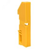 Изолятор на DIN-рейку желтый PROxima ak-1-4-y EKF