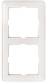 W59 Рамка 2 поста белая KD-2-18 Systeme Electric