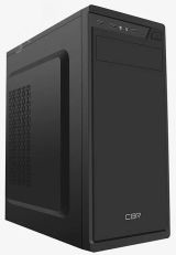 Корпус для ПК ATX Miditower J02, БП 450Вт/80мм, 2хUSB 2.0, HD Audio+Mic, 1.2 м., черный 1930195 CBR