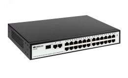 Коммутатор управляемый L2 27 портов RJ45/SFP 10 100 1000 Мб/с 141260 ORIGO