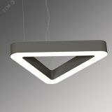 Светильник светодиодный RVE-LBX-HOLE-TRIO-SOFT-700-P (Треугольник закругл. с отв. 700х623х100мм S80мм 48Вт Подвесной 4000К Белый) RVE00000424 RVElektro