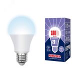 Лампа светодиодная LED-A65-20W/DW/E27/FR/NR Форма A, матовая.  Norma. Дневной (6500K). UL-00004028 Uniel