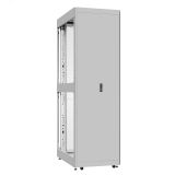 Шкаф серверный 42U 800х1000 передняя дверь: одностворчатая перфорированная IP20. задняя дверь: двустворчатая перфорированная IP20. боковые панели: без. цвет: серый RAL7035  EX 8042.7340 SYSMATRIX