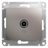 GLOSSA TV розетка оконечная 1DB, механизм, платина GSL001291 Schneider Electric