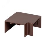 Поворот 90 градусов (40х25) (4 шт) Plast под темное дерево abd-40-25x4 EKF
