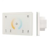 Панель Sens SMART-P81-MIX White (230V, 4 зоны, 2.4G) (ARL, IP20 Пластик, 5 лет) 028400 Arlight