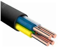 Кабель силовой ВВГнг(А)-ХЛ 4х10,0 ок (N)-0,66 ТРТС 8801 Элкаб