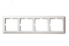 W59 Рамка 4 поста белая KD-4-18 Systeme Electric