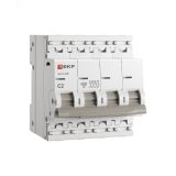 Автоматический выключатель 4P 2А (C) 4,5kA ВА 47-63N EKF PROxima M634402C EKF