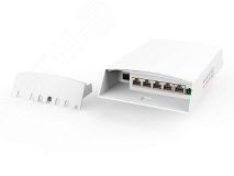 Узел коммутационный 5хPoE, 1хSFP, 60 Вт, IP65, 288х135х71 мм WI-PS306GF-O-DC Wi-Tek