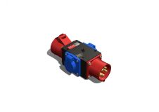 Устройство распределительное переносное пластик IP44 32A корпус 75х120х80 черный 00-00009136 AlpenBox