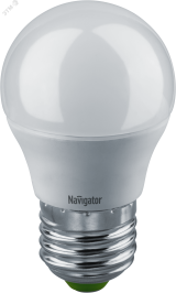 Лампа светодиодная LED 7вт Е27 диммируемая теплый шар 18742 Navigator Group