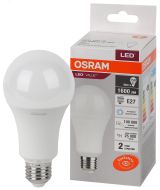 Лампа светодиодная LED 20 Вт E27 6500К 1600Лм груша 220 В (замена 150Вт) OSRAM 4058075579378 LEDVANCE