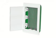 Корпус встраиваемый с белой дверью 3ряд/3 6мод 2 розетки City9 Box IT EZ9E312P2FIT Systeme Electric