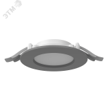 Светильник светодиодный ДВО-DL-01 Slim 10Вт 4000К 120х37 мм IP65/40 серый опал V1-RF-70011-10000-6501040 Вартон