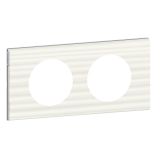 Рамка, двухпостовая, Corian белый рельеф 069012 Legrand