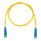 Шнур оптический коммутационный (патч-корд), LC-LC, дуплекс (duplex) OS2, нг(А)-HF, желтый, 20 м DR-220049 Datarex