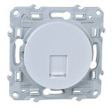 ODACE Розетка компьютерная RJ45 6 UTP белая