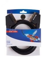 Шнур SCART - SCART (21pin) 1.5М (GOLD), 06-3075 REXANT