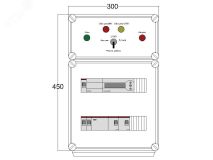 Щит управления электрообогревом HS 2x3400 D850 (в комплекте с терморегулятором) DBS026 DEVIbox
