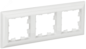 BRITE Рамка 3 поста РУ-3-Бр белый/белый IEK BR-M32-12-K01 IEK