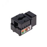 Модуль Keystone Jack RJ-45(8P8C) UTP неэкранированный CAT 6 тип 90град черный 02-0255 REXANT