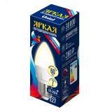 Лампа светодиодная LED 7вт 175-250В свеча матовая 600Лм Е27 3000К ЯРКАЯ UL-00002414 Uniel