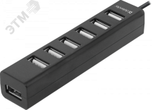 Разветвитель USB Quadro Swift USB 2.0, 7 портов 83203 Defender