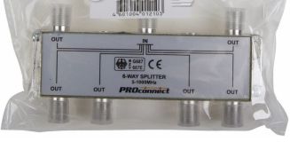 Делитель ТВ х 6 под F разъём 5-1000 МГц PROCONNECT 05-6024 REXANT