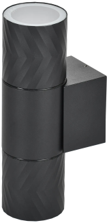LIGHTING Светильник уличный 5108 настенный под лампу 2хGU10 IP65 черный IEK LT-UBU0-5108-GU10-2-K02 IEK