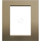 LivingLight Рамка прямоугольная 3+3 модуля Коричневый шелк LNA4826SQ BTicino