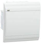 Бокс ЩРВ-П-6 модулей встраиваемый пластик IP41 PRIME белая дверь MKP82-V-06-WD-41-20 IEK